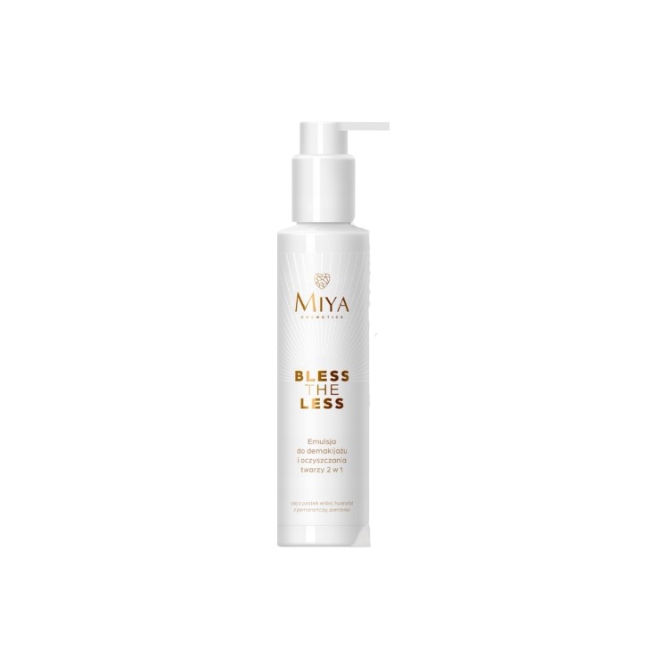 Багатофункціональна емульсія для зняття макіяжу та очищення шкіри 2-в-1 Miya Cosmetics Bless The Less 150 мл