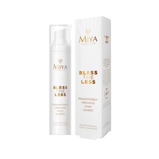 Miya Cosmetics Bless The Less regenerating and nourishing night face cream 50 ml