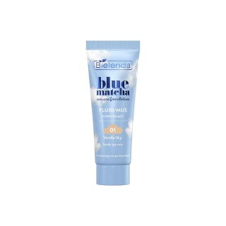Зволожувальний флюїд-мус Bielenda Blue Matcha /01/ Vanilla Sky 30 г