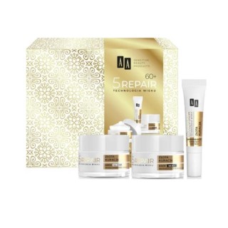 Подарунковий набір AA 5Repair Age Technology 60+: денний крем + нічний крем + крем для очей