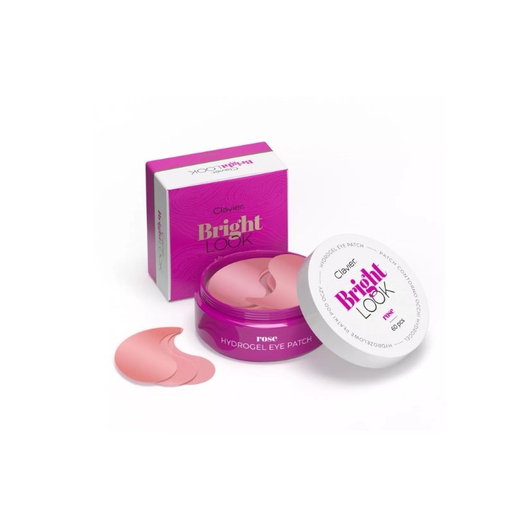 hydro патчі для очей Clavier Bright Look Rose 60 штук