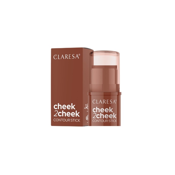 Кремовий бронзатор-стік Claresa Cheek2Cheek /01/ Neutral Sand 5 , 5 g