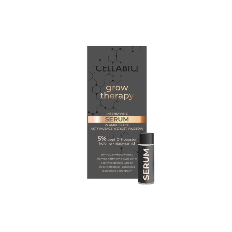 Cellabic Grow Therapy Intensive hair growth activating serum in ampoules for men 7 x 5 ml