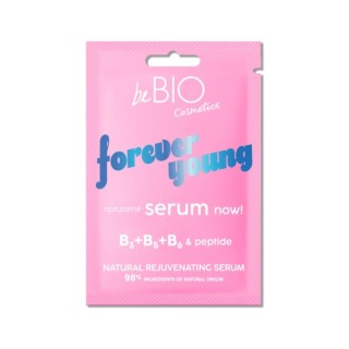 Натуральна омолоджувальна сироватка для обличчя BeBio Cosmetics FOREVER YOUNG NOW! 8 мл