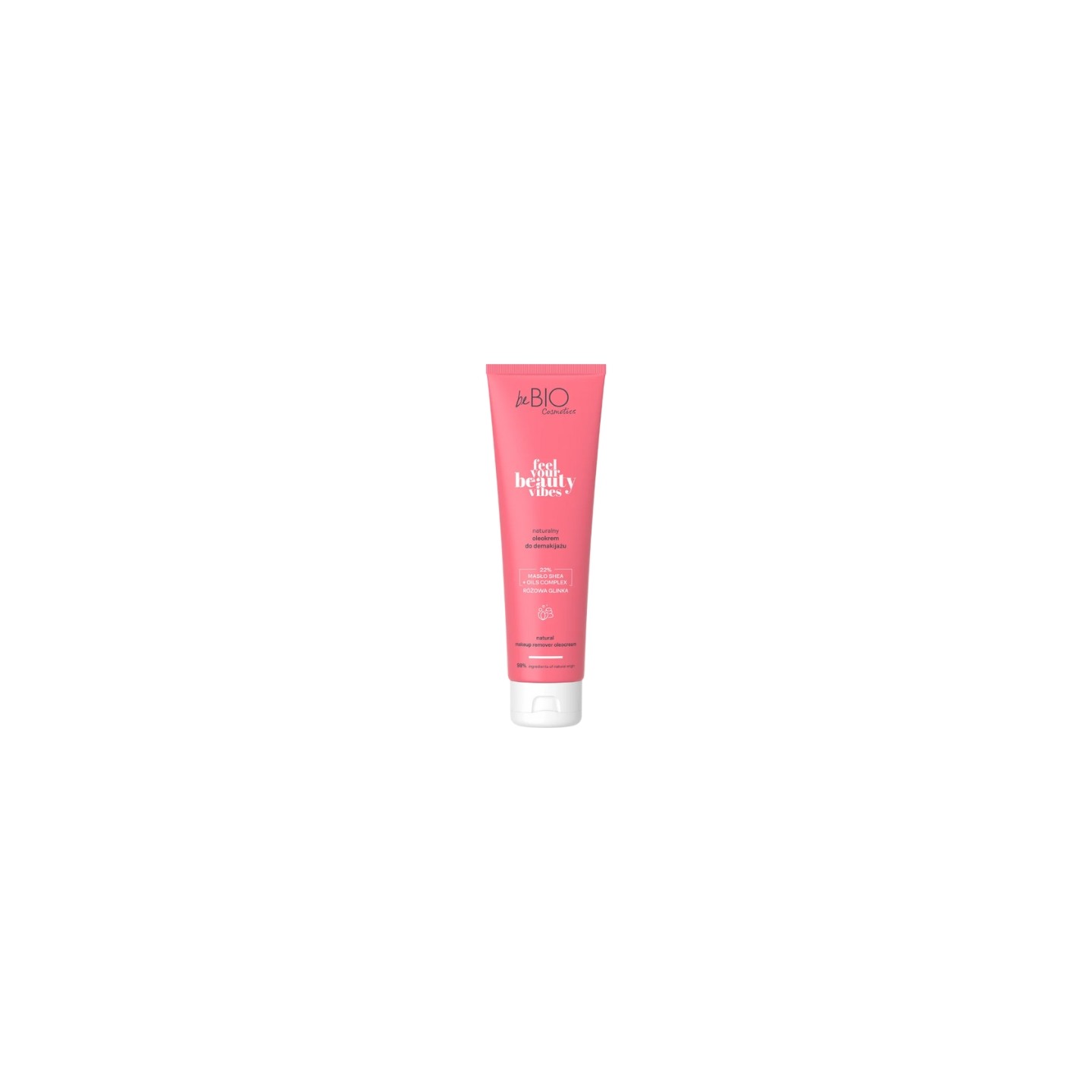 BeBio Cosmetics Oleokrem do oczyszczania i demakijażu FEEL YOUR BEAUTY VIBES 140 ml BeBio Cosmetics Oleokrem do oczyszczania i demakijażu FEEL YOUR BEAUTY VIBES 140 ml