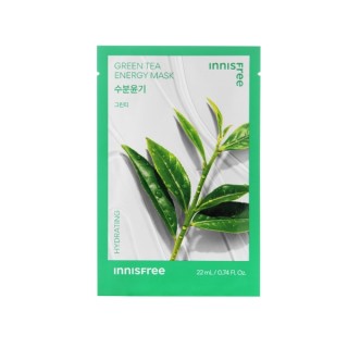 Зволожувальна тканинна маска Innisfree Squeeze Energy Mask зі смаком Green Tea 22 мл