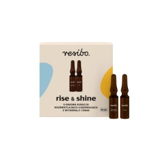 Resibo Rise& Shine 5 -day brightening and firming treatment with Vitamin C and DMAE 10 pieces
