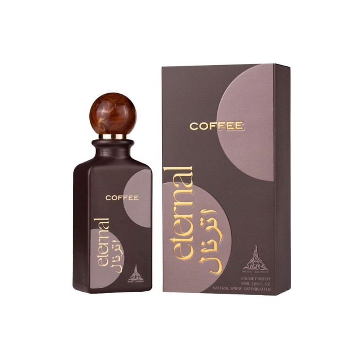 Paris Corner Eternal Coffee Unisex Eau de Parfum for Women and Men 85 ml