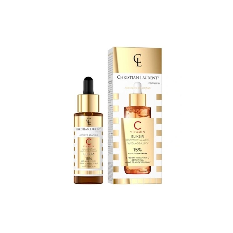 Christian Laurent C Vit rozświetlająco-wygładzający Eliksir do twarzy 30 ml Christian Laurent C Vit rozświetlająco-wygładzający Eliksir do twarzy 30 ml
