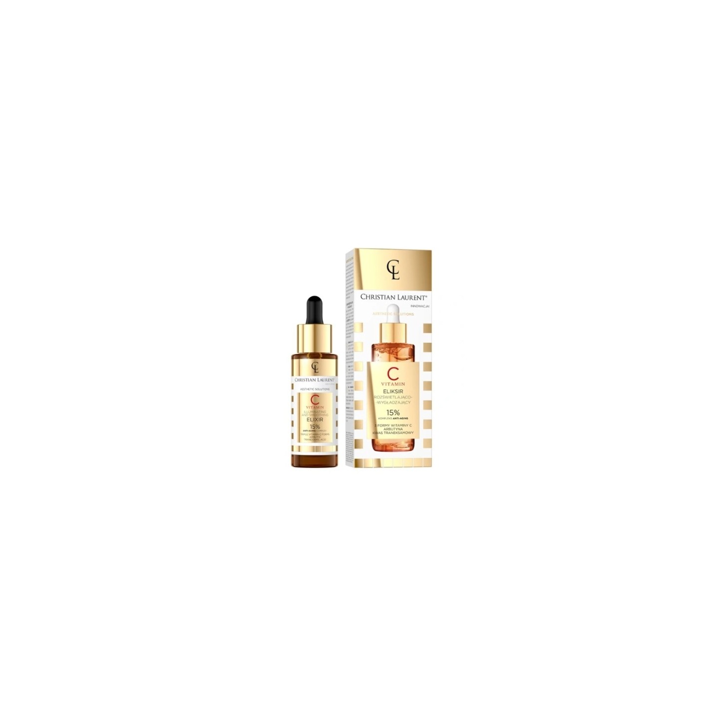 Christian Laurent C Vit rozświetlająco-wygładzający Eliksir do twarzy 30 ml Christian Laurent C Vit rozświetlająco-wygładzający Eliksir do twarzy 30 ml