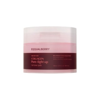 Eqqualberry Collagen Pore Tight Up Gel Toner Pad Płatki do twarzy zwężające pory 60 sztuk - 140 ml