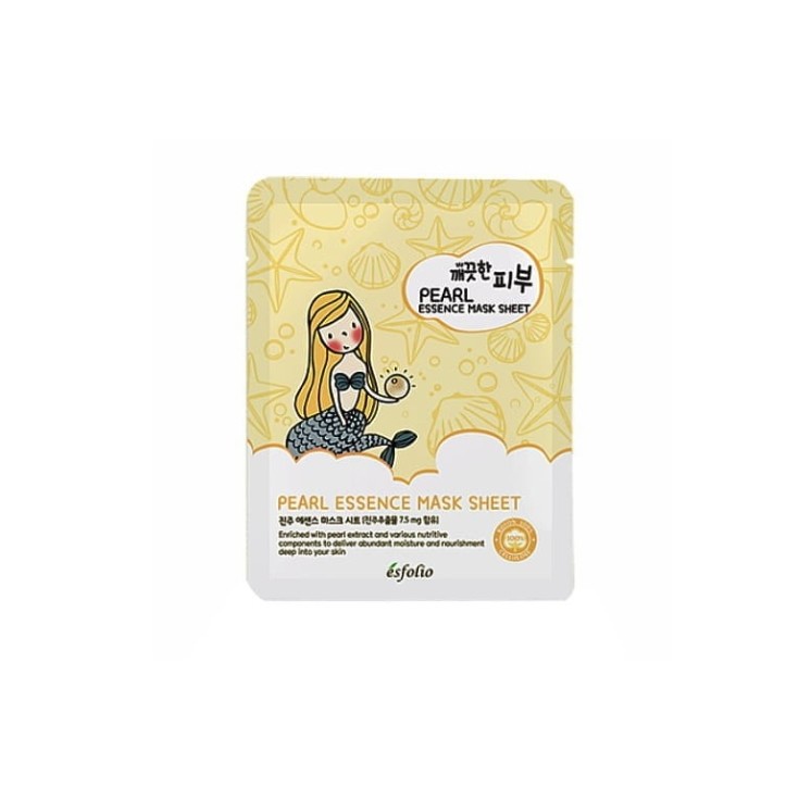 Esfolio Pearl Essence Sheet Mask Rejuvenating Face Mask 25 ml