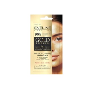 Eveline Prestige Gold Peptides 3in1 Rejuvenating Face Lifting Mask 8ml