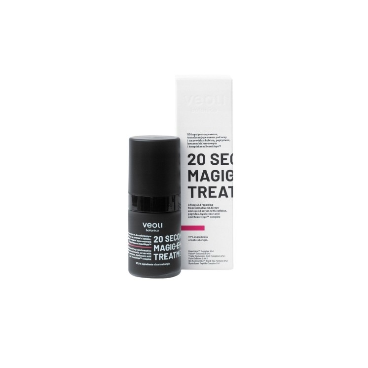 Veoli Botanica 20 Seconds Magic Eye Treatment rozświetlająco-liftingująco-naprawcze Serum pod oczy 15 ml