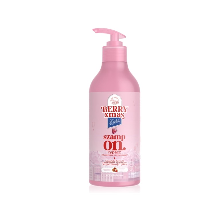 OnlyBio x Wedel Hair in Balance Rypacz Szampon do włosów Czekolada Mleczna Truskawkowa 400 ml