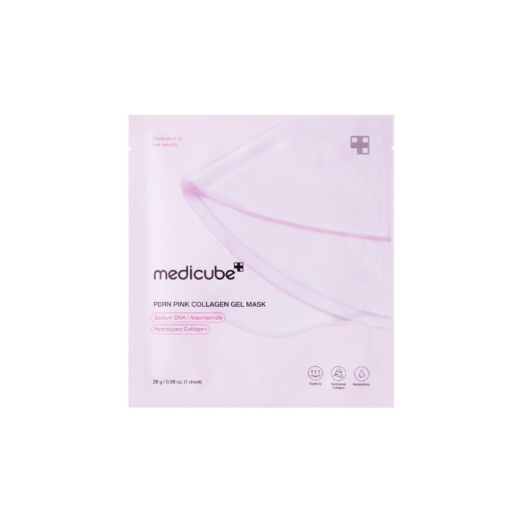 Medicube PDRN Pink Collagen Jelly Gel Mask ujędrniajaca Maska hydrożelowa do twarzy 1 sztuka 28g
