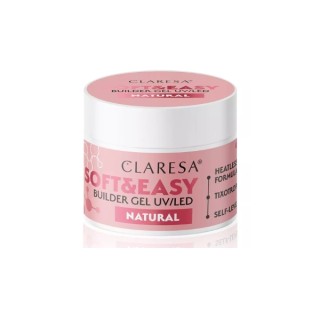 Claresa Soft & Easy Żel budujący do paznokci Natural 45 g