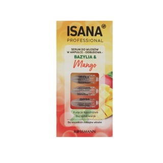 Сироватка для волосся Isana Professional Basil & Mango в ампулах 7x3 мл
