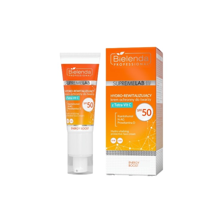 Bielenda Professional Supremelab Nutri-Revitalizing Revitalizing Refreshing Face Cream SPF50 40 мл