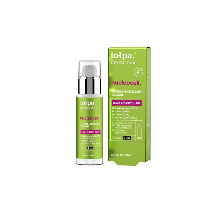 Tołpa Dermo Face Nucleocell. Serum-energizer blasku na dzień i na noc 30 ml