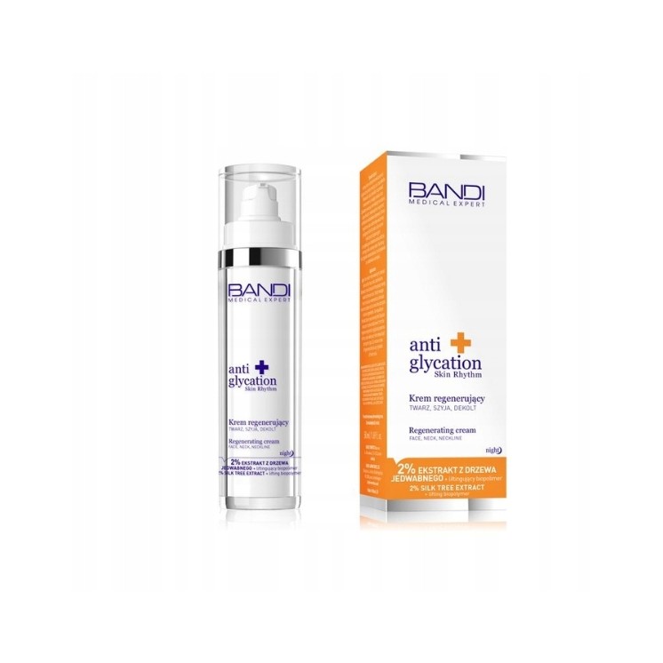 Bandi Medical Expert Anti Glycation regenerujący Krem do twarzy, szyi i dekoltu na noc 50 ml