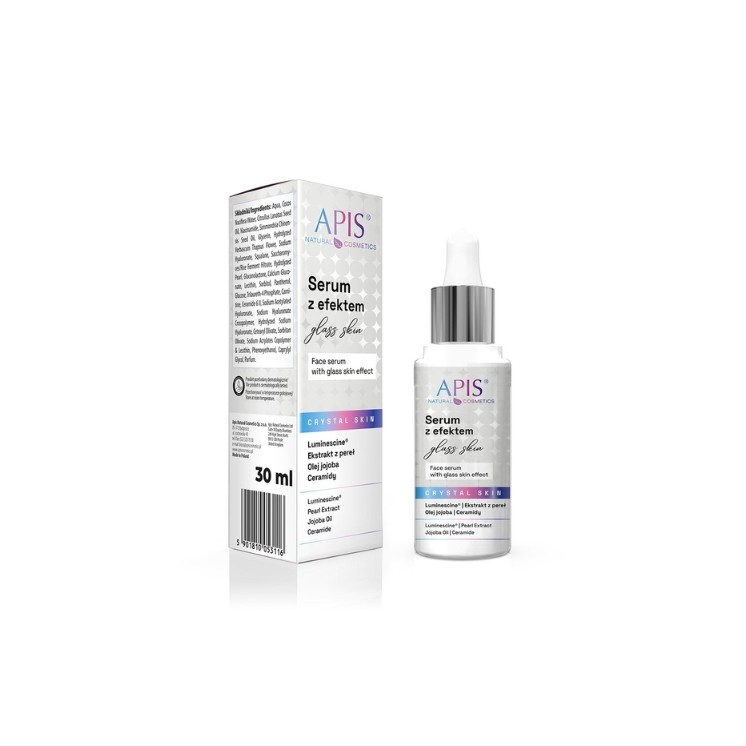 Сироватка для обличчя Apis Crystal Skin з ефектом скляної шкіри 30 мл