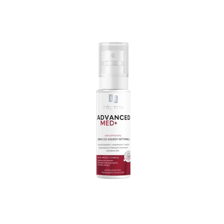 AA Intymna Advanced Med+ specjalistyczny Spray do higieny intymnej 100 ml