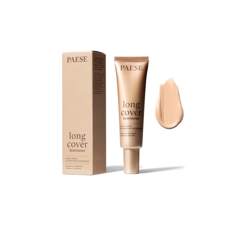 Paese Long Cover Luminous Podkład kryjący /0,5W/ Ivory 30 ml 