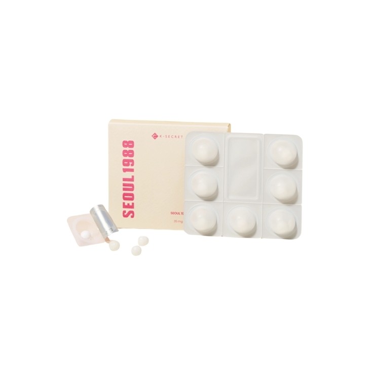K- SECRET SEOUL 1988 Кулька для стимуляції: Колагенова кулька для догляду за обличчям 100% Collagen 35 мг