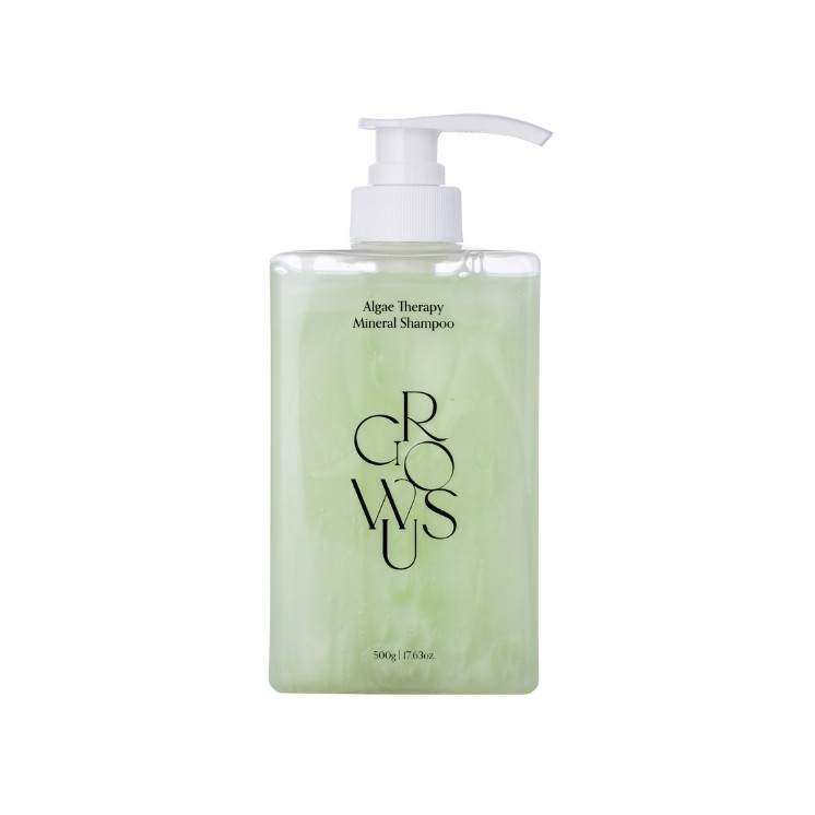 GROWUS Algae Therapy Mineral Shampoo złuszczająco-kojący Szampon do włosów i skóry głowy 500 g