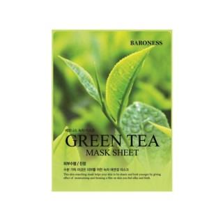 Очищувальна тканинна маска Baroness зі смаком зеленого чаю 21 г
