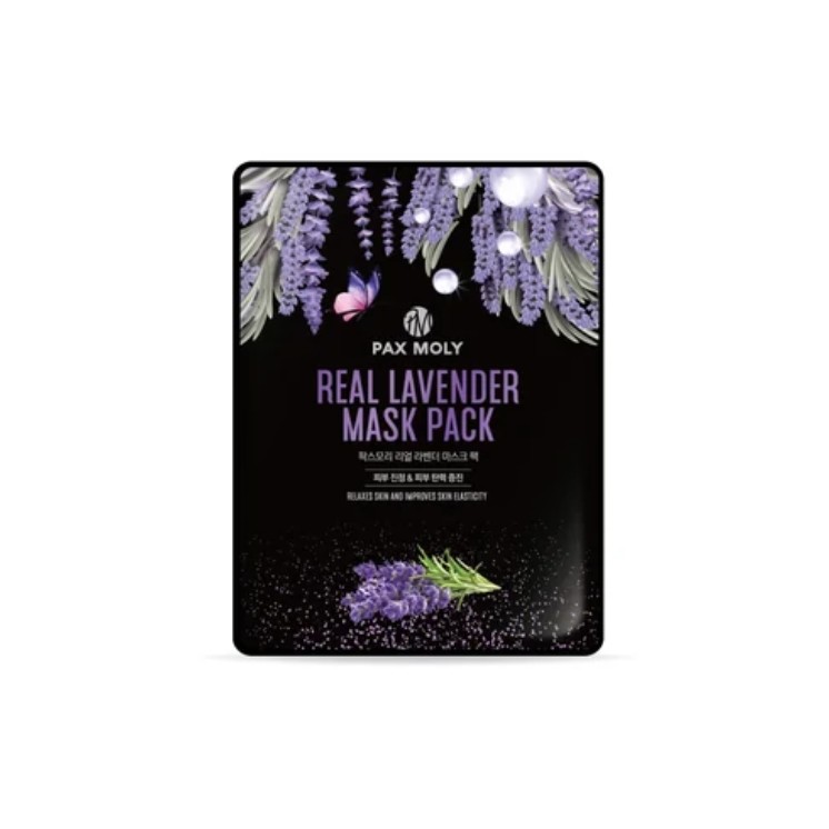 Pax Moly Real Lavender kojąco-ochronna Maska w płachcie z Lawendą 25 ml
