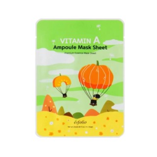 Заспокійлива маска для обличчя Esfolio Vitaimin A Ampoule Sheet Mask з вітаміном А 25 мл