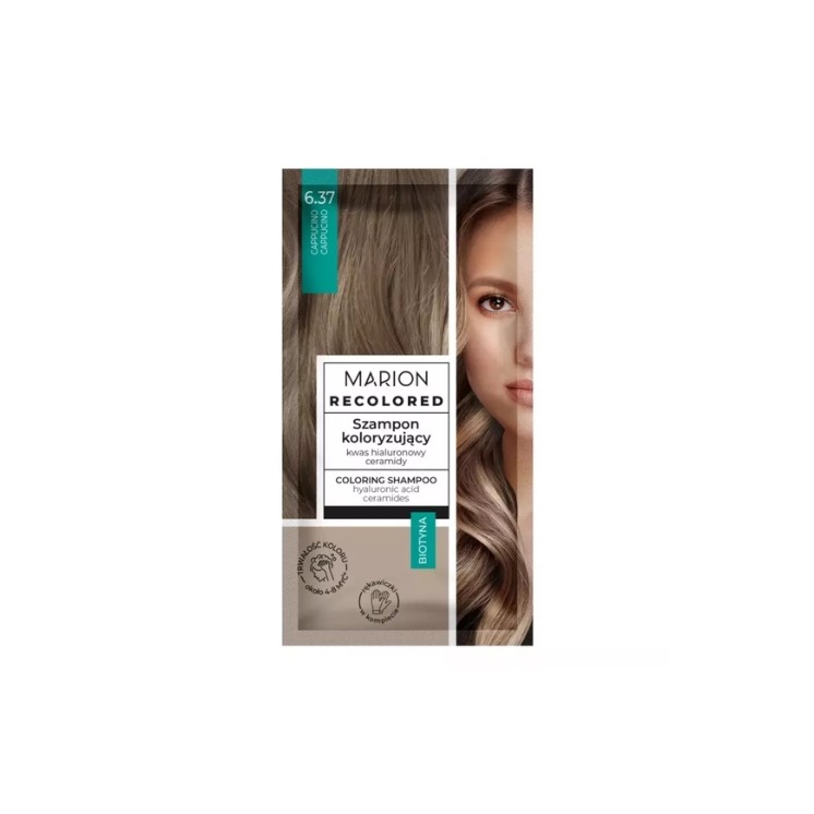 Marion Color Shampoo with Biotin 4-8 washes /6.37/ Cappucino 40 ml