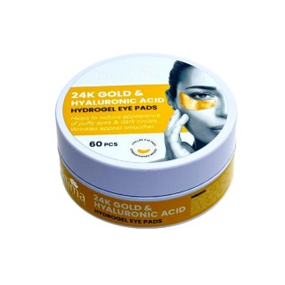 Efektima 24K Gold & Hyaluronic Acid hydro gel eye patches for wrinkles 60 pieces