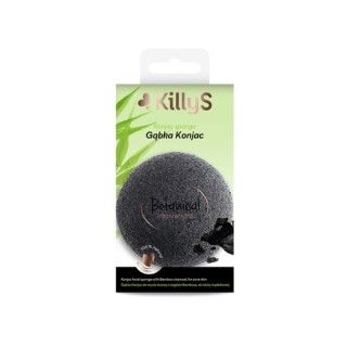 Губка KillyS Botanical Konjac з бамбуковим вугіллям 1 шт.