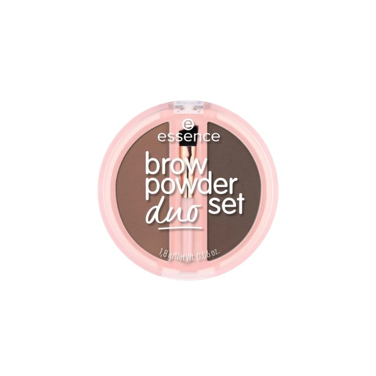 Essence Brow Powder Duo Set Puder do brwi /02/ Medium 1,8 g