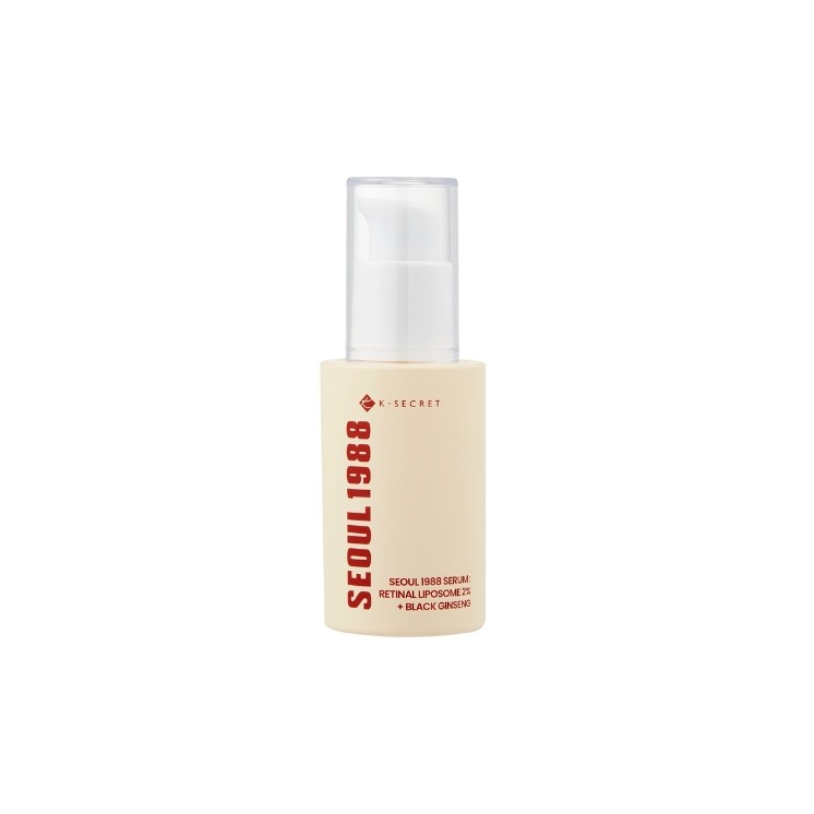 K-SECRET SEOUL 1988 Serum : Retinal Liposome 2% + Black Ginseng ujędrniające Serum z Retinalem 30 ml