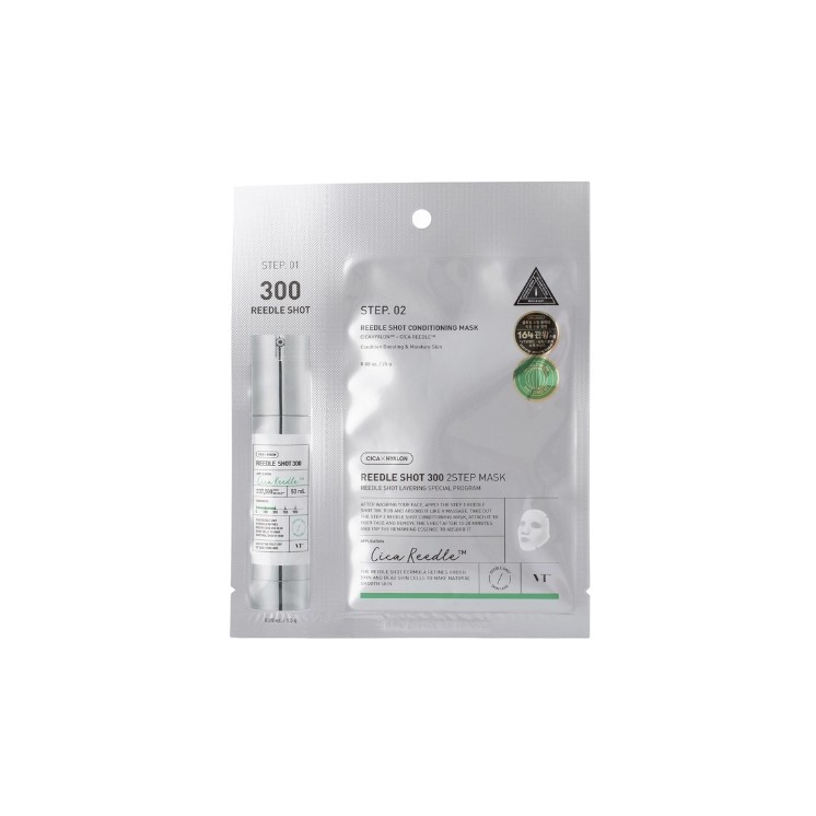 VT Cosmetics Reedle Shot 300 2Step Mask Тканинна маска для обличчя 5 + 25 г