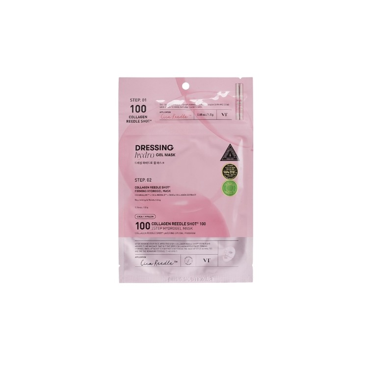 VT Cosmetics Reedle Shot 100 2Step Mask ujędrniająca Maska hydrożelowa do twarzy 1,5 g + 33 g