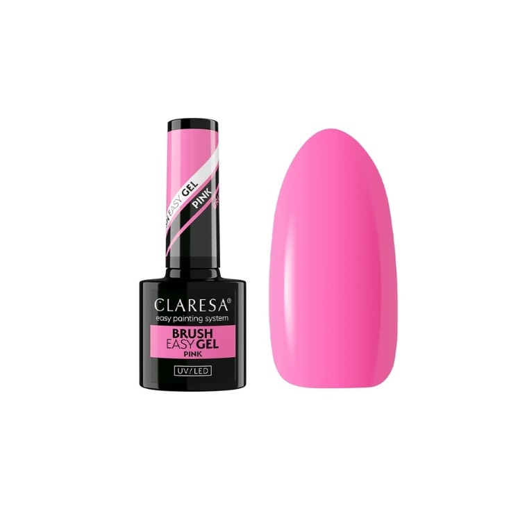Claresa Brush Easy Gel Gel in a bottle with a brush Pink 5 g