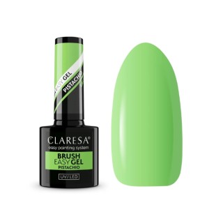 Гель Claresa Brush Easy Gel у флаконі з Pistachio пензлем 5 г