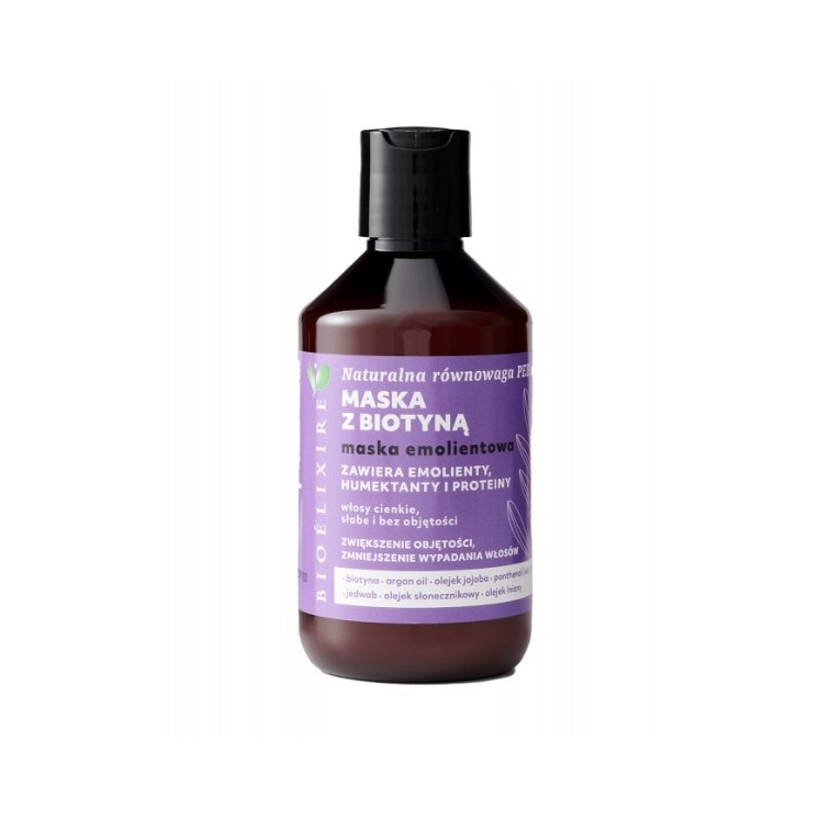 Bioelixire wzmacniająca Maska do włosów z biotyną 300 ml