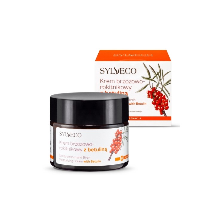 Sylveco moisturizing birch and sea buckthorn face cream with betulin 50 ml