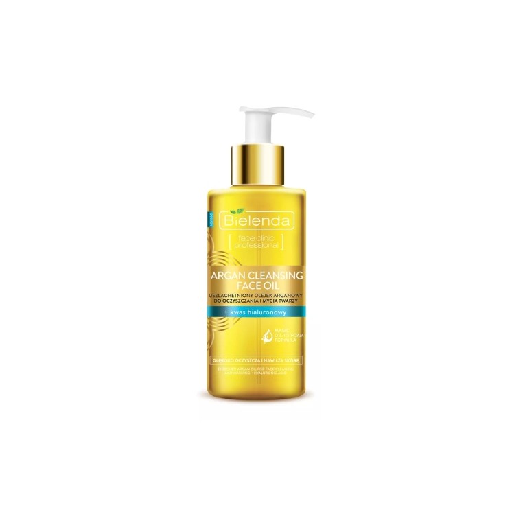 Bielenda Argan Argan oil for face cleansing with hyaluronic acid 140 ml