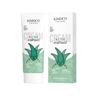 Kimoco Young Aloe Extract nawilżająco-kojący Krem do twarzy SPF50 z ekstraktem z aloesu 70 g