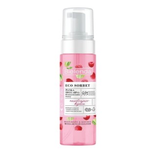 Bielenda ECO SORBET Moisturizing Raspberry Facial Cleansing Foam 150 ml