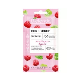 Bielenda ECO SORBET Moisturizing and soothing face mask with Raspberry 8 g