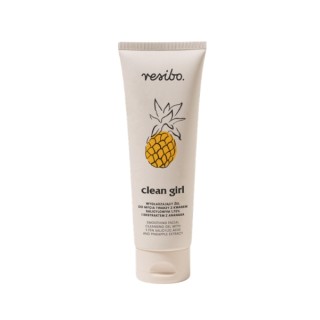 Resibo Clean Girl Smoothing Facial Washing Gel with Salicylic Acid and Pineapple Extract 125 ml