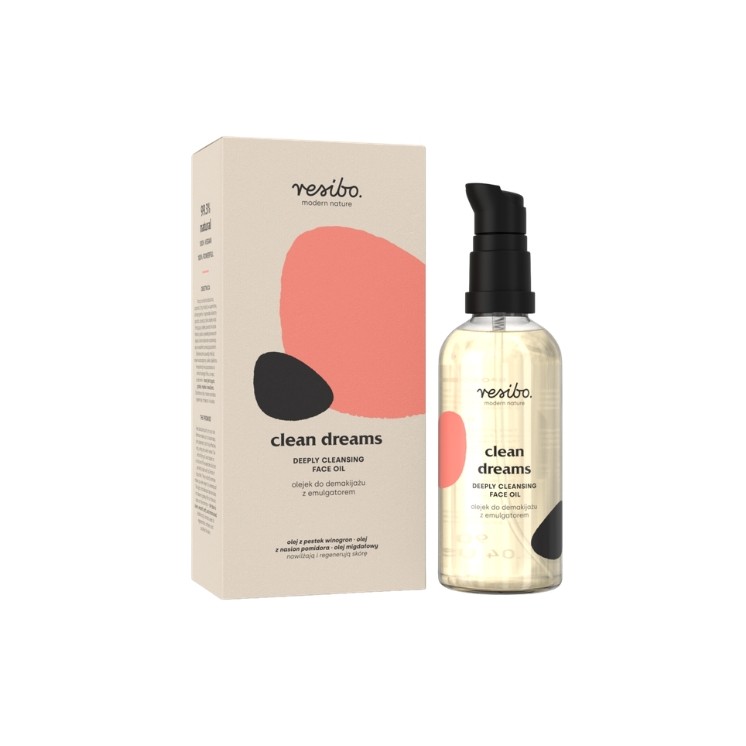 Олія для зняття макіяжу Resibo Clean Dreams з емульгатором 90 мл